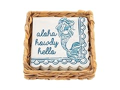 Karma, Woven Cocktail Napkin Aloha Howdy