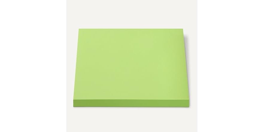 Amazon Basics Square Sticky Plus Notes, Pack of 24