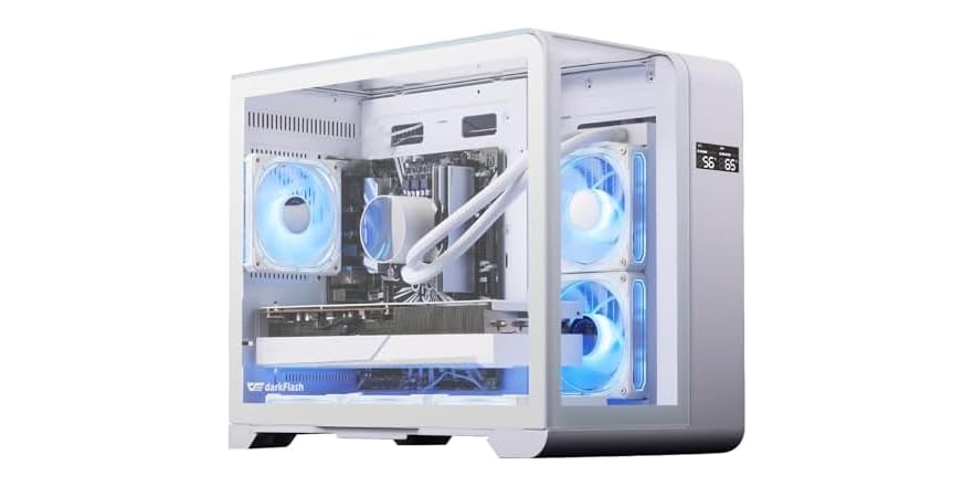 darkFlash MATX Gaming PC Case