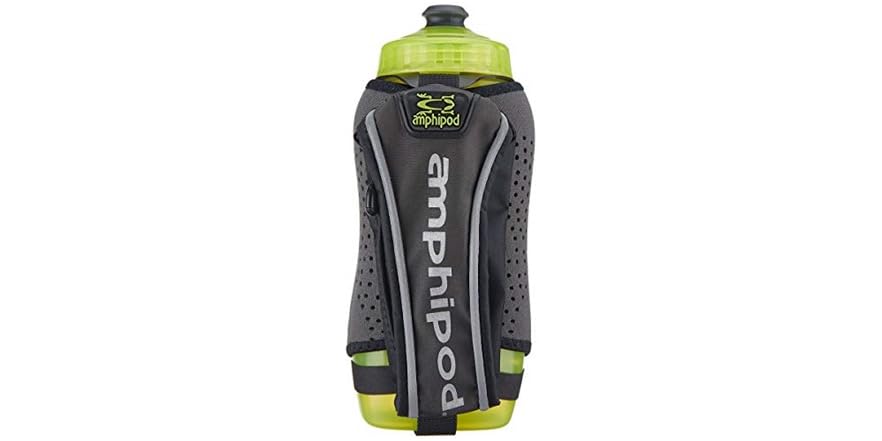 Gourde De Running Amphipod Hydraform – 12oz (354ml) – Noire Avec Poche Zip – Occasion
