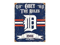 Vintage Metal Sign - Detroit Tigers