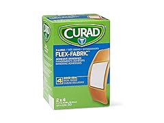 Medline Fabric Adhesive Bandages 50 Count