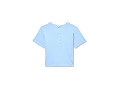Florence By Mills Women (M) Rib Refresh Crop Shirt
