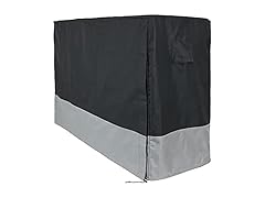 Sunnydaze 6' Log Rack Cover Gray/Black
