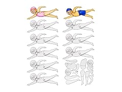 Fun Express Playful Color Your Own Jointed Swimmers