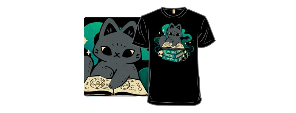 Magical Cat with Spellbook