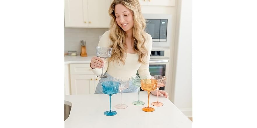 ASSEMBLE - HAZEL COUPE GLASSES - SET OF 2