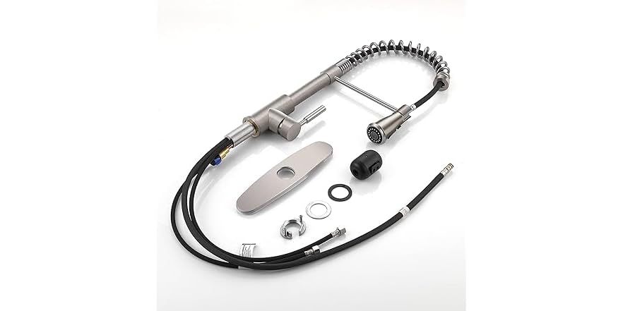 SOKA Waschtischarmatur – Gebürstetes Nickel, Hoher Auslauf – Modernes Design Fürs Badezimmer