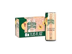 8CT Maison Perrier Forever Peach Sparkling Water