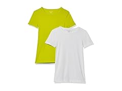 Women's Slim-Fit SS Crewneck Tee (M)