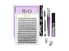 B&Qaugen Lash Clusters Kit, 280 Pieces