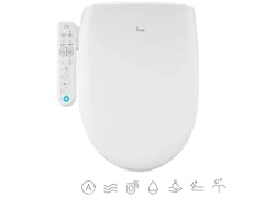 Inus N22 Electronic Bidet Heated Seat & Dryer, Elongated