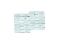 SUPERIOR Turkish Cotton 12-Piece Face Towel Set