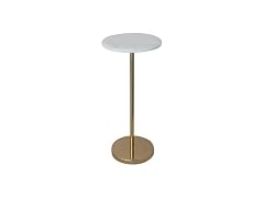 Creative Co-Op Martini Table Marble/Gold