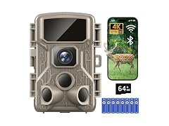 Punvoe 64MP 4K WiFi Trail Camera