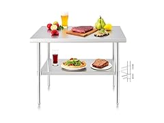 NUUK Stainless Steel Grill Work Table 24" x 36"