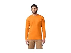 Dickies Men (M) Long Sleeve Crew-neck Orange