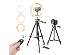 10” Selfie Ring Light with Tripod Stand & Phone Holder