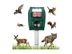 Solar Ultrasonic Animal Repellent Outdoor