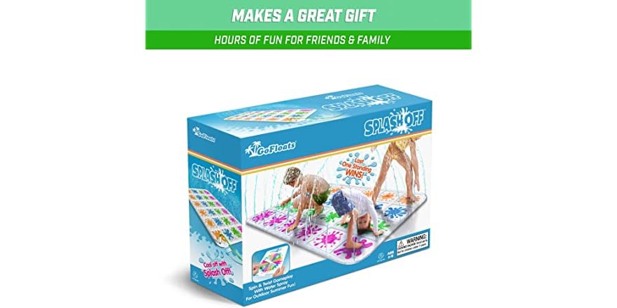 Spider-Man 36" Water Spray Mat - Official Marvel Licensed Backyard Splash Pad For Kids