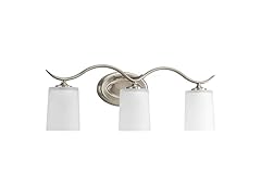 Inspire 3-Light Bath Vanity, Nickel