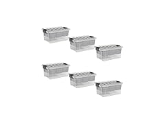 Superio Mini Storage Container Organizing Bin 6PK