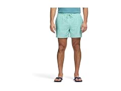 IZOD Men (L) Swim Trunks Liner Saltwater Swimsuit