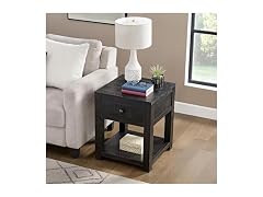 Alaterre Durham Side Table Dark Brown