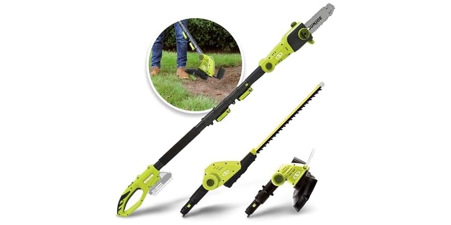 Sun Joe Cordless Lawn Care System Green