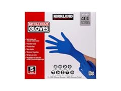 Kirkland Small (400 Gloves) Nitrile Exam Gloves