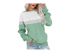 FKEEP Women's Crew Neck Sweatshirt (Small)