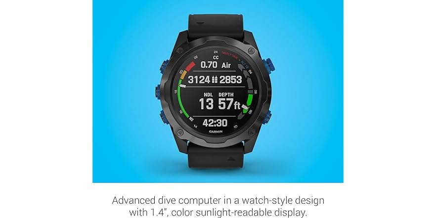(NEW) Garmin Descent Mk2i, Watch-style Dive Computer with Air ...