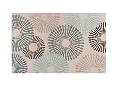 Dials Wool and Art Silk Area Rug (3 Sizes)