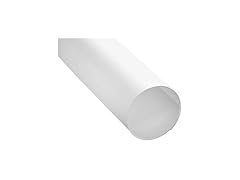 Prime-Line M 6101-1 60 In. White Plastic Shower Rod Cover