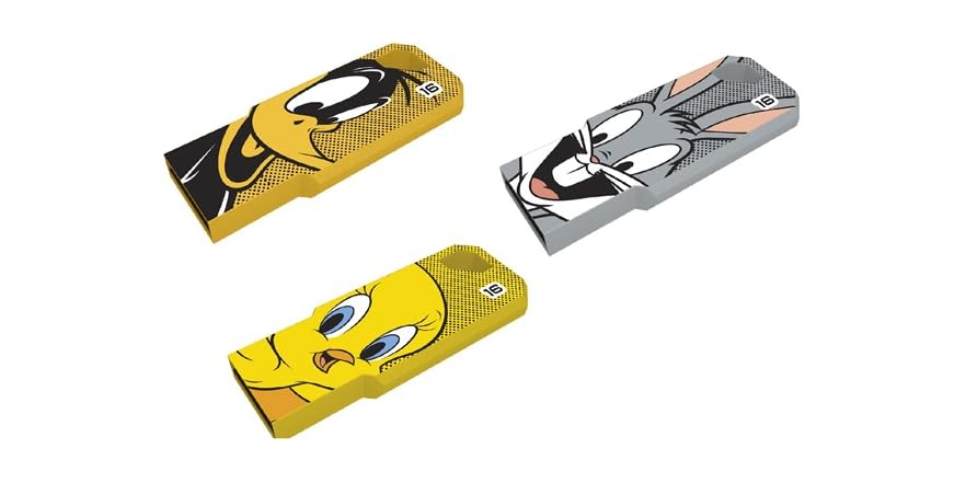 EMTEC C410 Neon 64GB Flash Drive - USB 2.0 - Transparent Neon With Cap, Pack Of 2