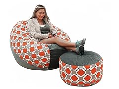 Aura Granite 50" Bag with Ottoman