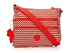 Kipling Alvar Crossbody Travel Bag, Chevron Red
