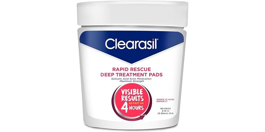 Clearasil Rapid Rescue Pads 4 Pack