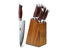 Kitchen Knife Set with Block