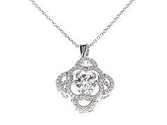 Swarovski CZ Clover Pendant