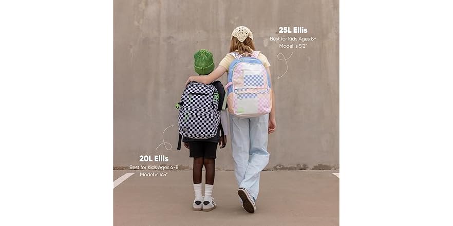 Simple Modern Ellis Backpack for School Ice Granite (Open Box)