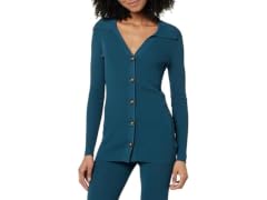 The Drop Button-Down Sweater (XXS)