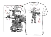 Skull Vigilante Sumi-E
