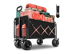 Collapsible Wagon Cart with All-Terrain Wheels