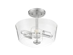 Prominence Home Viktoria Brushed Nickel Ceiling Light