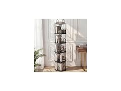 5 Tier Rotating Bookshelf, 360°