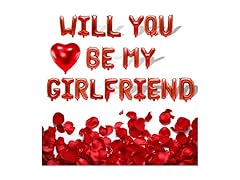 Will You Be My Girlfriend Balloons 