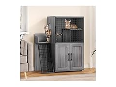 Hidden Cat Litter Box with Ladder