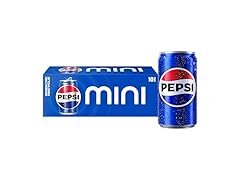 10PK Pepsi Soda, 7.5 Ounce MiniCans