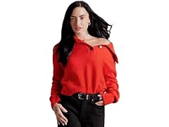 Amazon Essentials Women Relaxed-fit Button Sweater